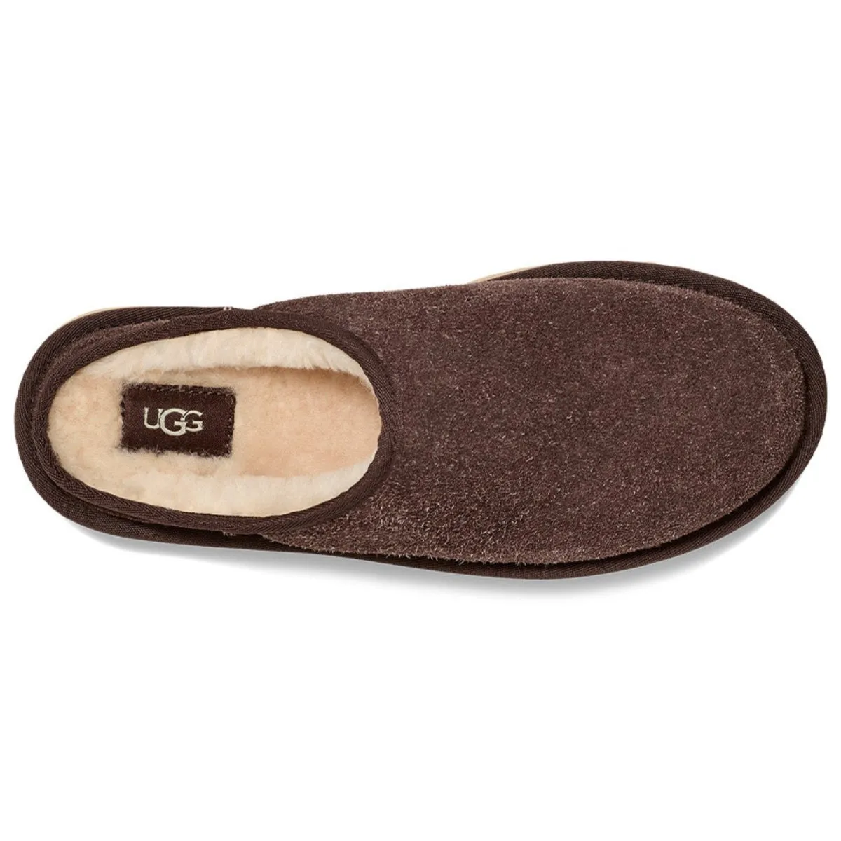 UGG Men's Classic Slip-On Shaggy Burnt Cedar Suede