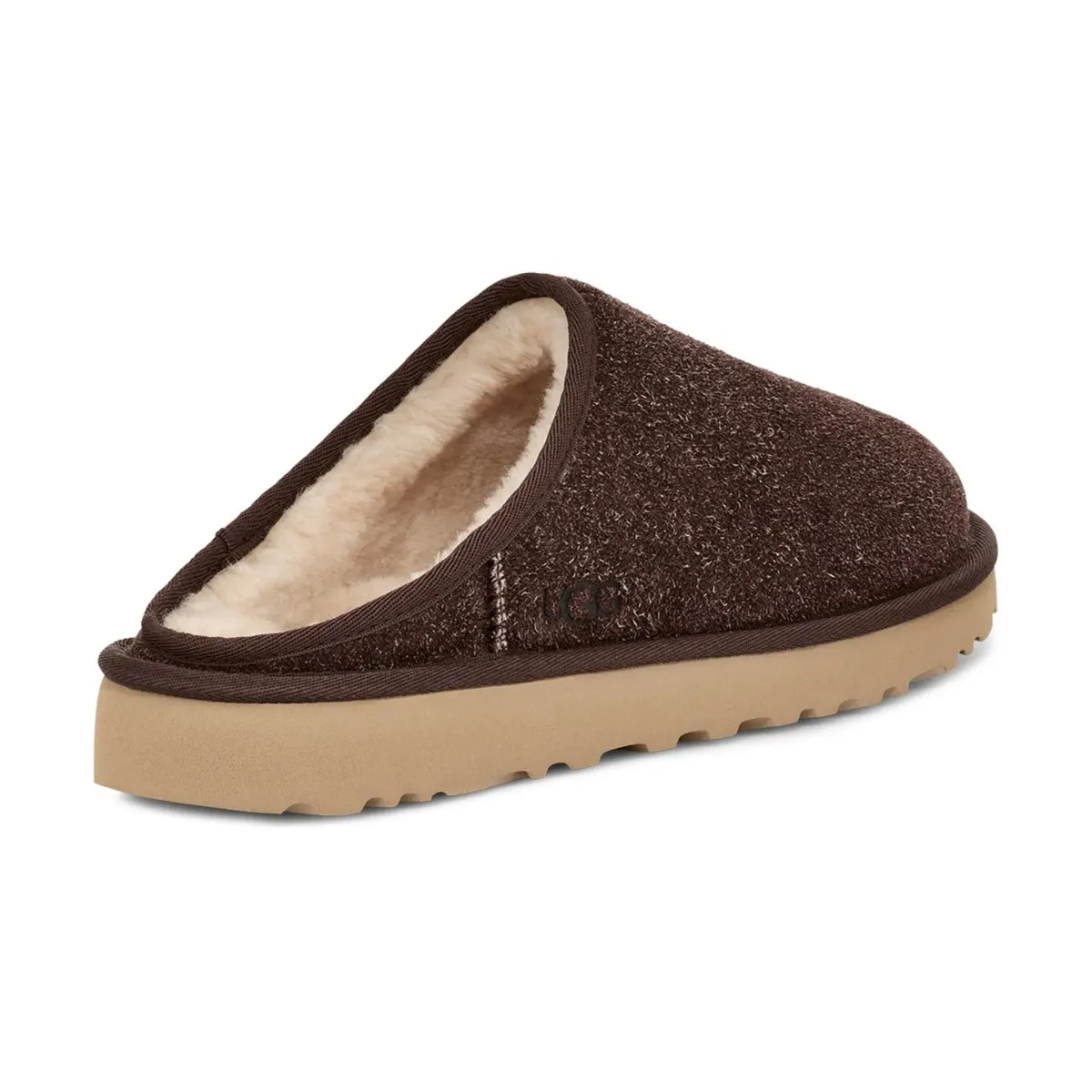 UGG Men's Classic Slip-On Shaggy Burnt Cedar Suede