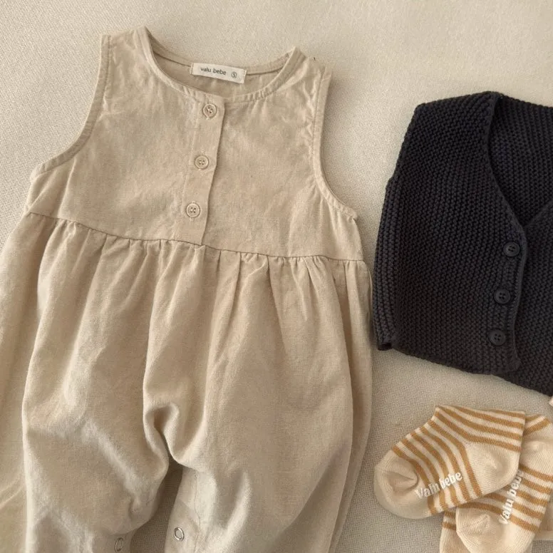 [valubebe] linen jumpsuit - SS24