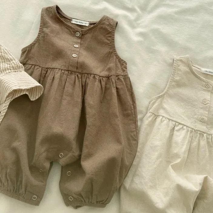 [valubebe] linen jumpsuit - SS24