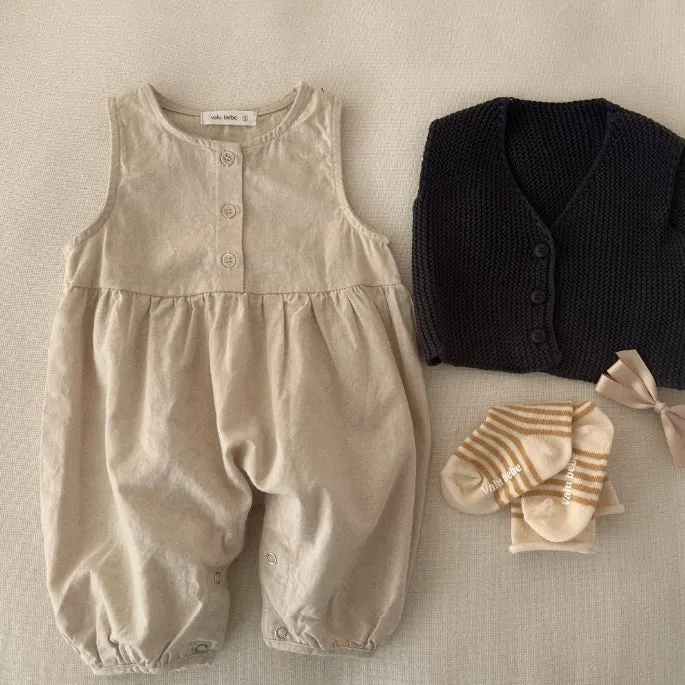 [valubebe] linen jumpsuit - SS24