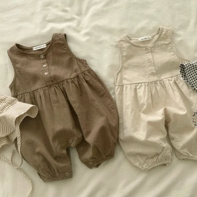 [valubebe] linen jumpsuit - SS24