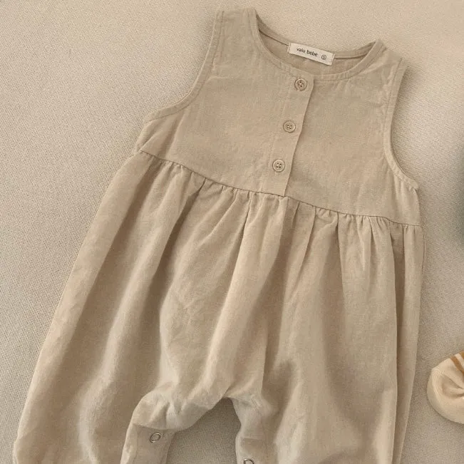 [valubebe] linen jumpsuit - SS24