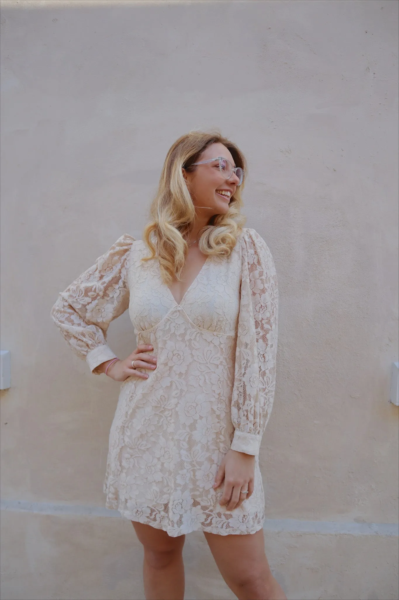 Vanilla Lace Dress