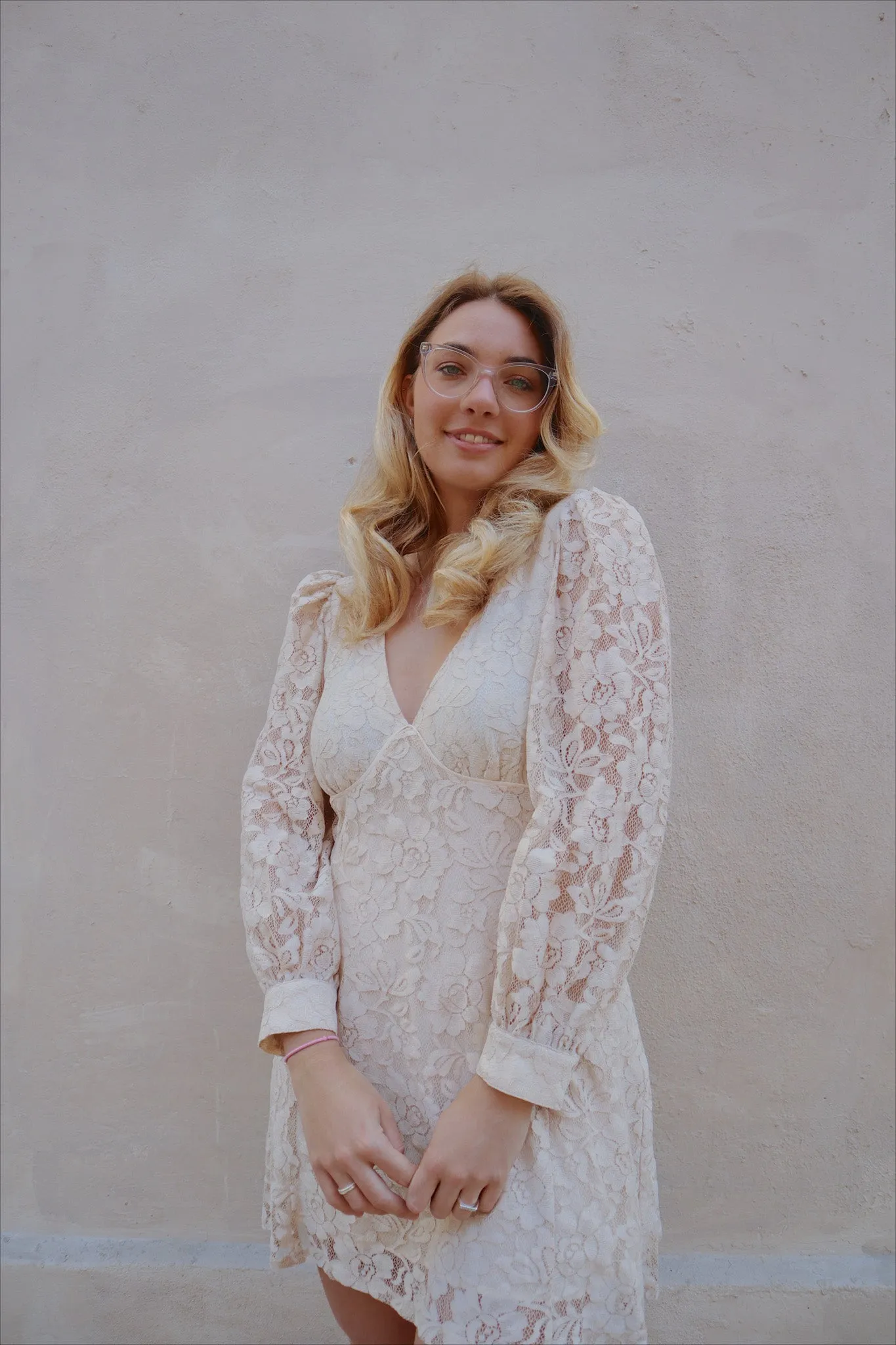 Vanilla Lace Dress