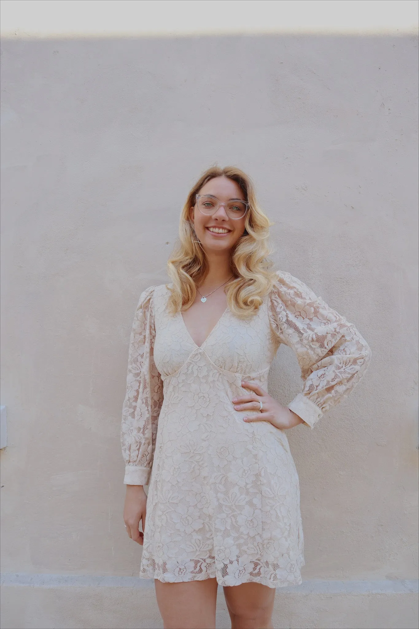 Vanilla Lace Dress