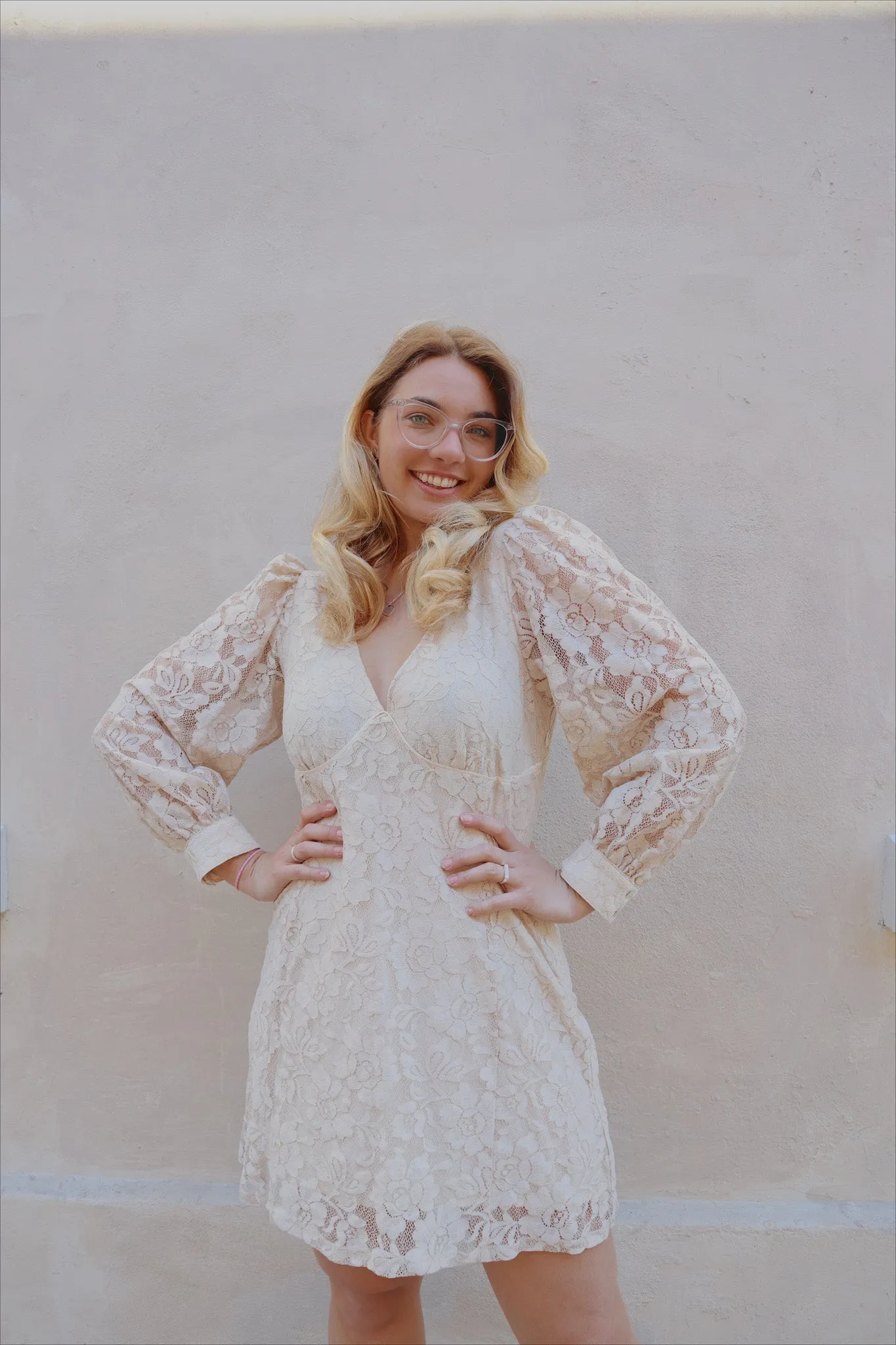 Vanilla Lace Dress