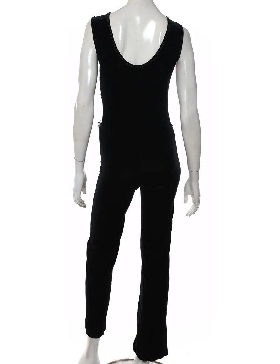 Velvet Jumpsuit - S