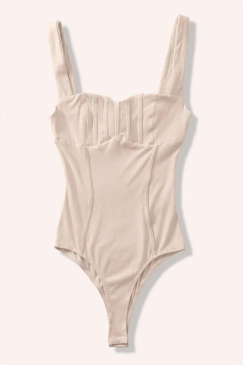 Victoria Corset Knit Bodysuit