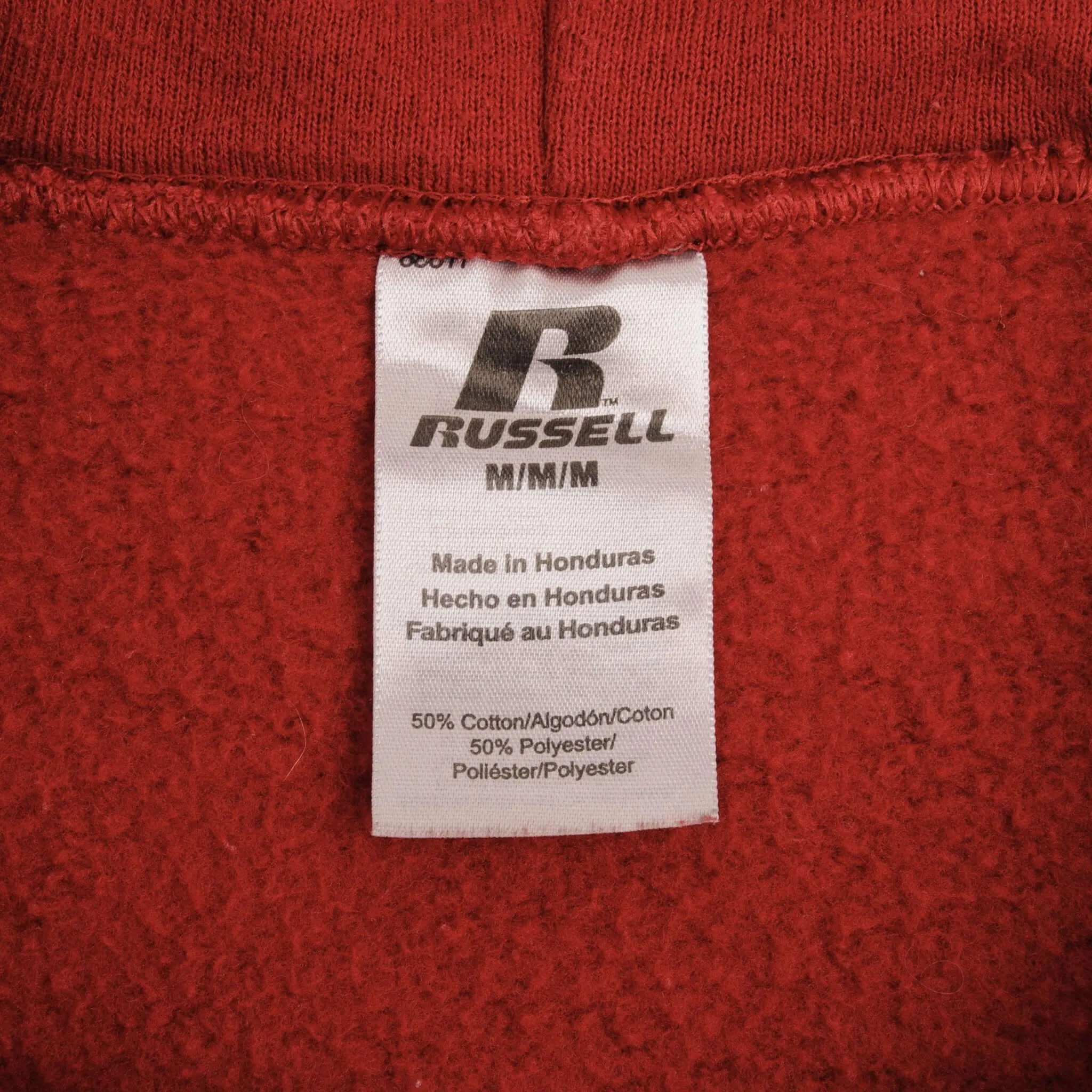 VINTAGE USC RUSSELL RED HOODIE SWEATSHIRT 2000S SIZE MEDIUM
