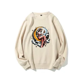 Women High Life Girl Graphic Sweatshirts