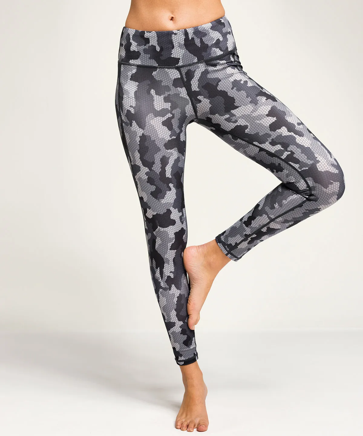 Womens TriDri® performance Hexoflage® leggings | Camo Hot Pink