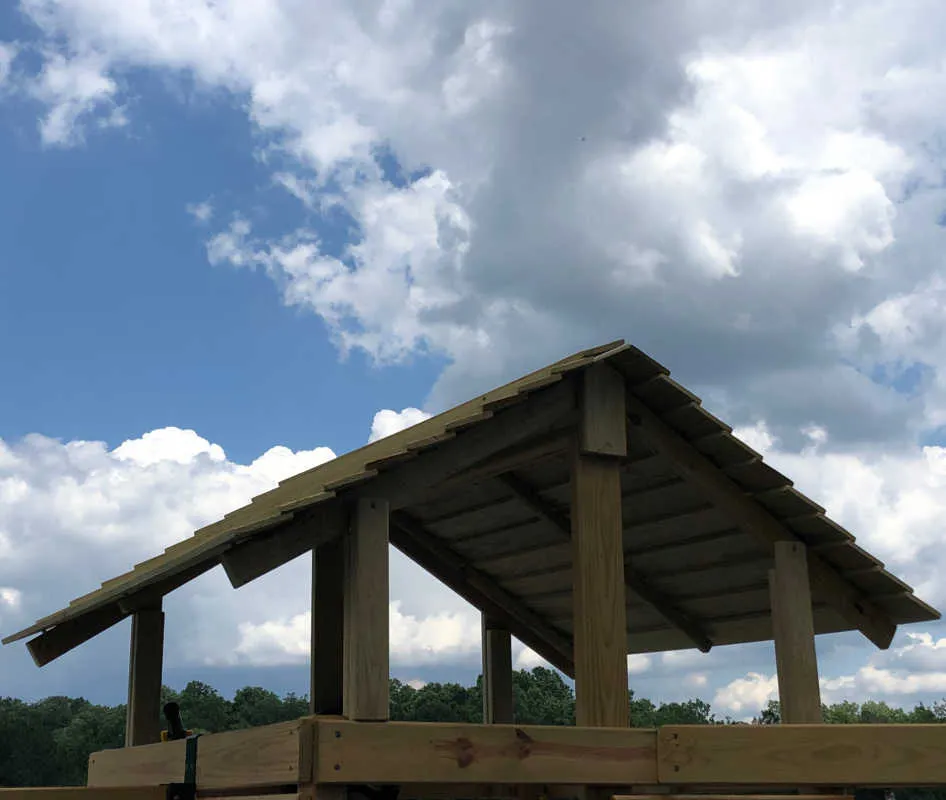 Wood Roof - For All SwingSet Co Swing Set Models