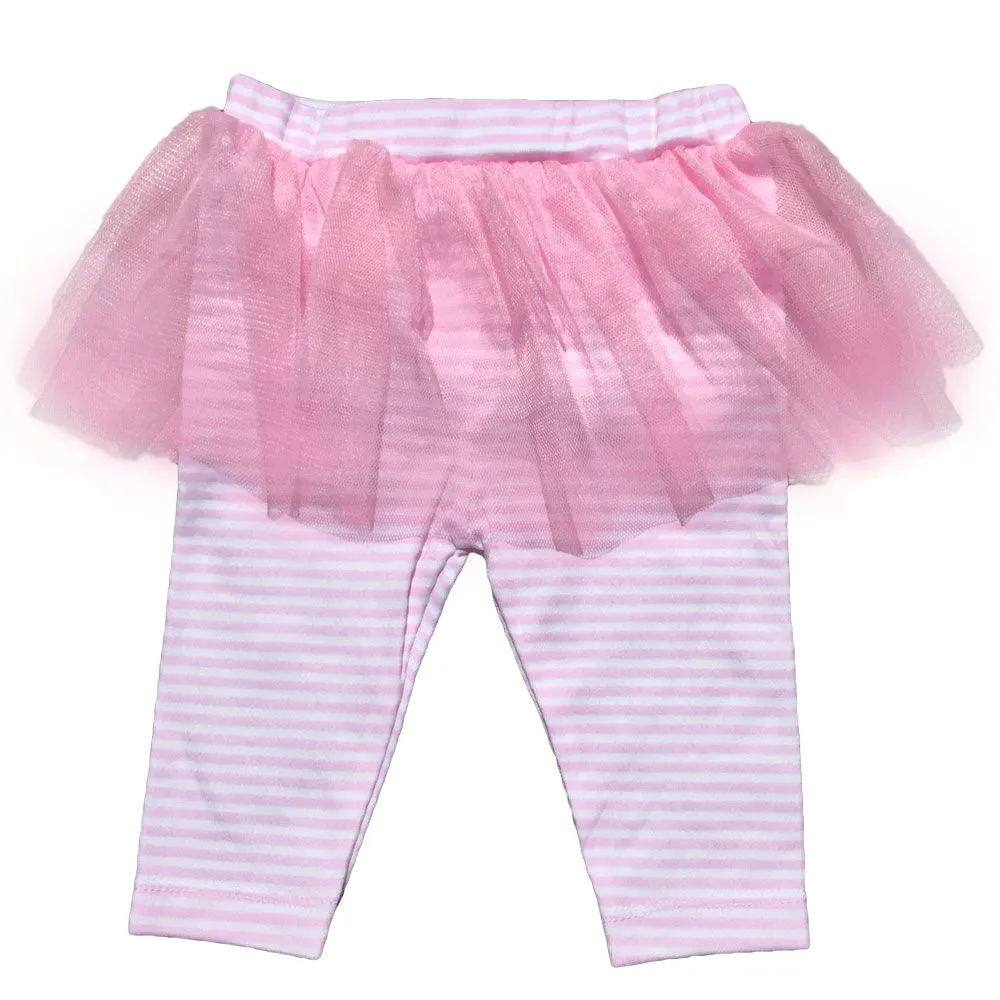 Yankees Baby Girl Pink Creeper and Tutu Leggings