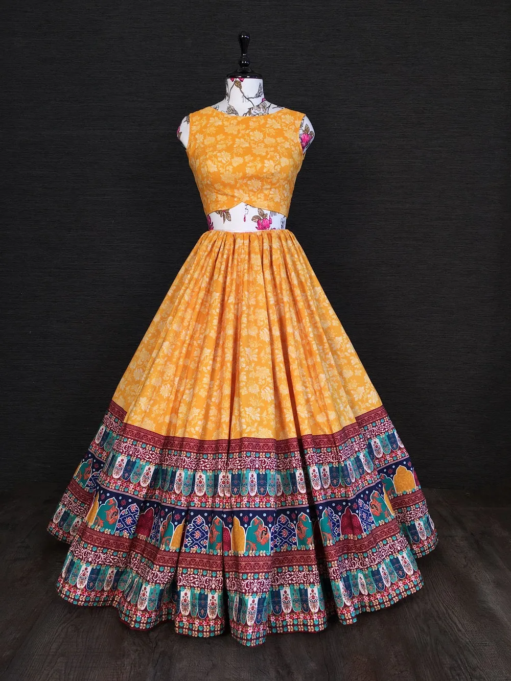Yellow Color Vaishali Silk Heavy Lehenga Choli With Net Dupatta for haldi
