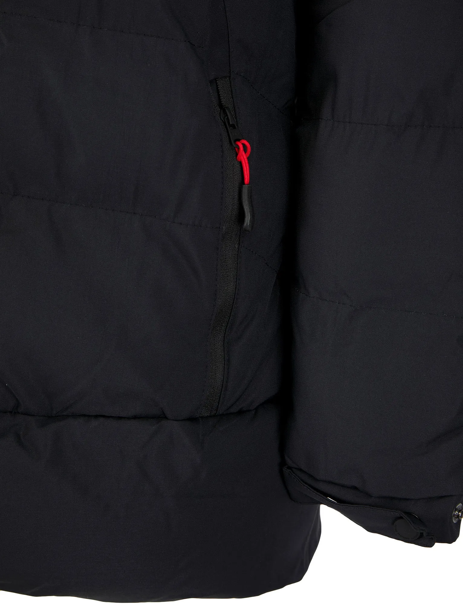 Yorkshire 2 Quilted Puffer Coat with Hood in Jet Black - Tokyo Laundry